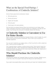 Cinderella Solution System Uk